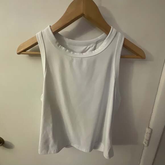 SHEIN Cropped Workout Tank Top Cutout Back S Acttivewear Athleisure Casual - Picture 3 of 9